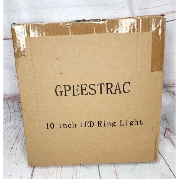 10" Ring Light with Tripod Stand LED Circle Lights Vlog Phone Holder GPEESTRAC - Picture 6 of 9